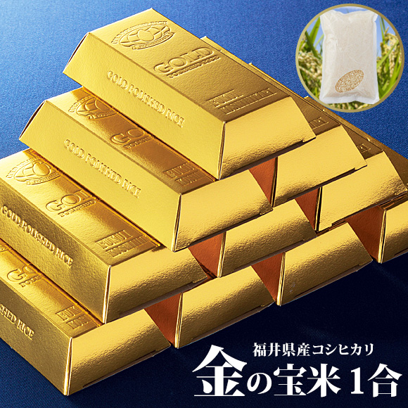 福井県産コシヒカリ金の宝米1合