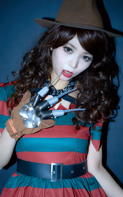 ハロウィンコスプレ衣装　ナイトホラーレディ