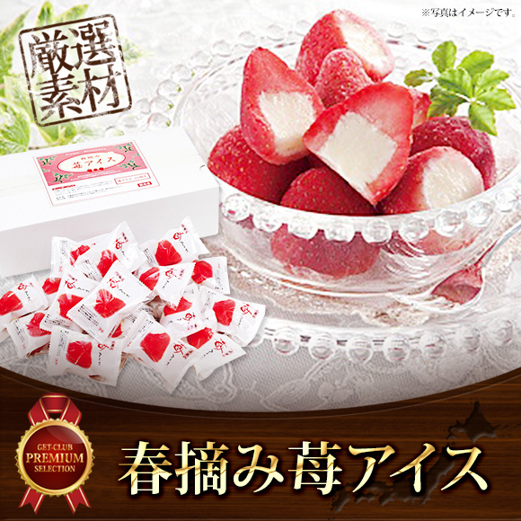 春摘み苺アイス【目録引換券】