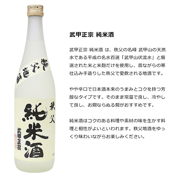 お取り寄せグルメチケット 秩父ちょい飲みセット　武甲正宗純米酒としゃくし菜油炒め＆ピリ辛こんにゃく