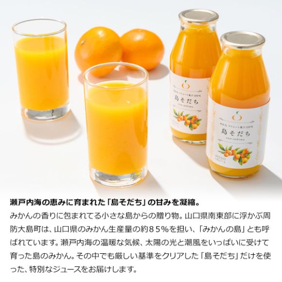ホシフルーツ 瀬戸内の「島そだち」プレミアムみかんジュース【目録引換券】｜景品ゲットクラブ