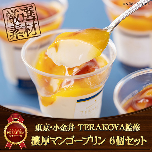 東京 小金井 Terakoya監修 濃厚マンゴープリン 6個セット 目録引換券 3000円 4999円 景品ゲットクラブ