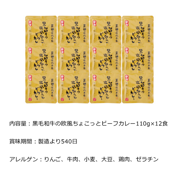 兵庫 「三田屋総本家」黒毛和牛の欧風ちょこっとビーフカレー(12食)