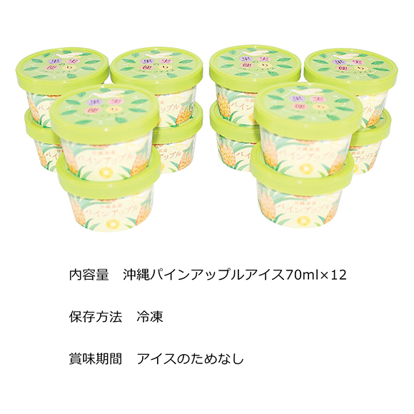 果実の便り沖縄パインシャーベット