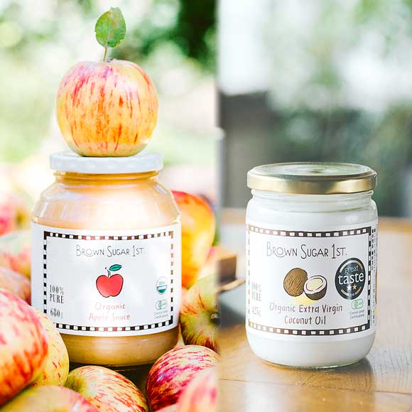 有機ココナッツオイル&有機アップルソースセット
