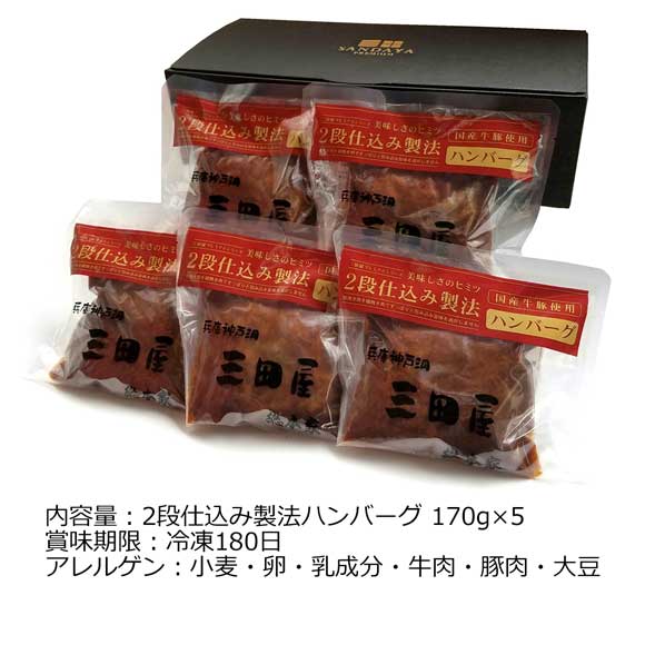 三田屋総本家 2段仕込みハンバーグ詰合せ