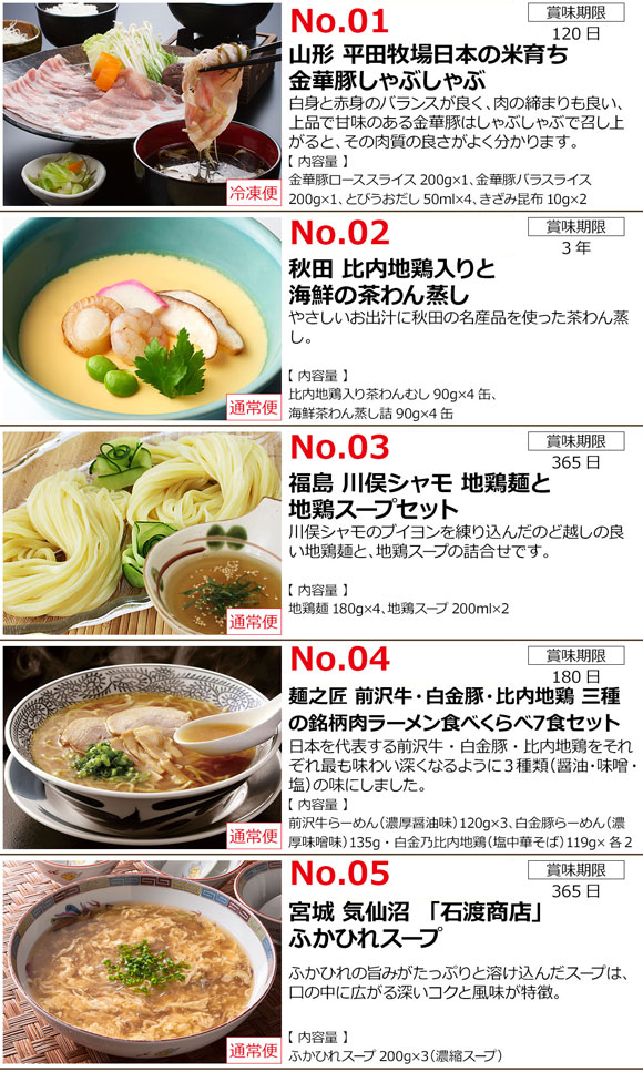 選べる東北グルメ 彩