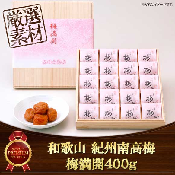 和歌山 紀州南高梅 梅満開400g【目録引換券】