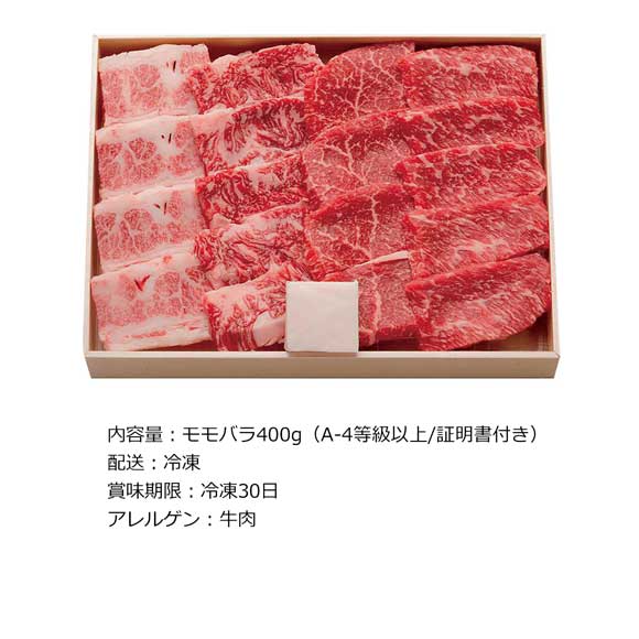 松阪牛焼肉用モモバラ400g
