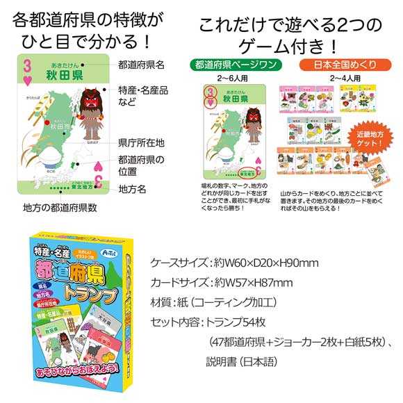 特産・名産 都道府県トランプ