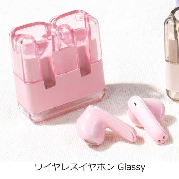 ワイヤレスイヤホン Glassy