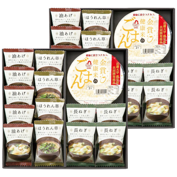 美味心 フリーズドライ味噌汁＆金賞健康米ギフト GMS-DO