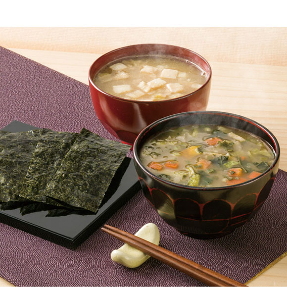 フリーズドライみそ汁＆有明味のりセット NF-CO