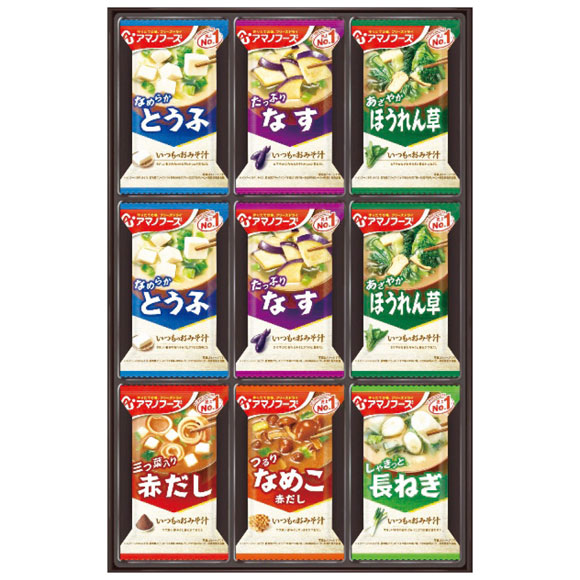 アマノフーズ フリーズドライ味噌汁おみそ汁ギフト M-300P
