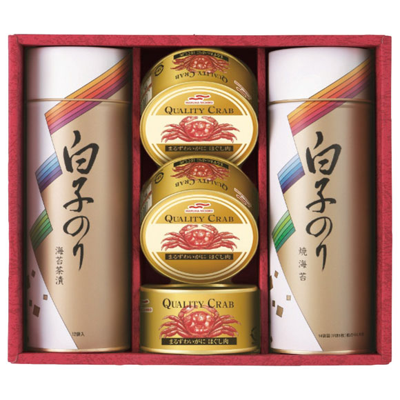 白子のり のり・かに缶詰合せ SN-502E