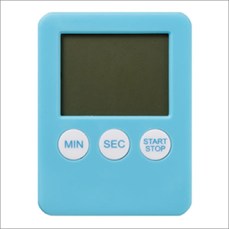 カラモ 見やすい キッチンタイマー ライトブルー キッチンまわり ノベルティ ゲットクラブ