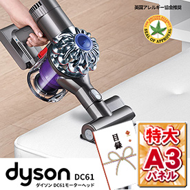 ダイソンコードレスクリーナーDC61MH【目録引換券・A3パネル付き】