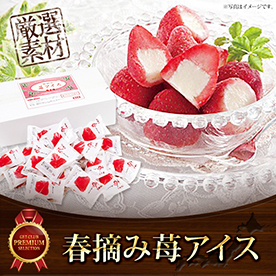 春摘み苺アイス【目録引換券】