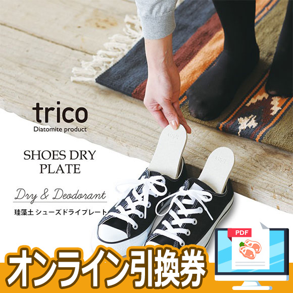 珪藻土シューズドライプレート(2枚1組)【オンライン引換券】