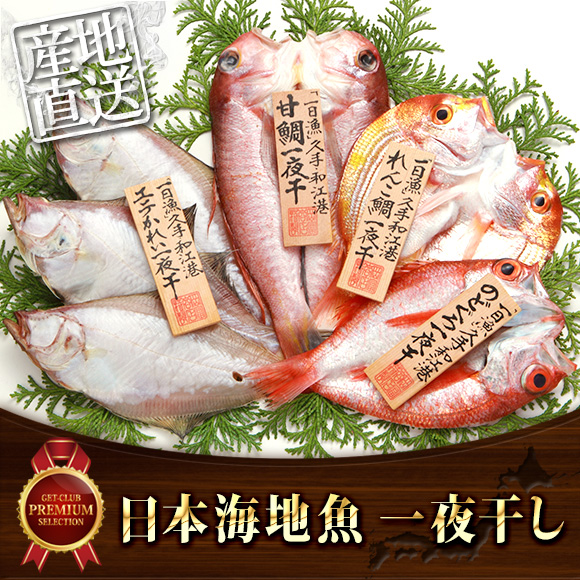 日本海地魚一夜干し【目録引換券】