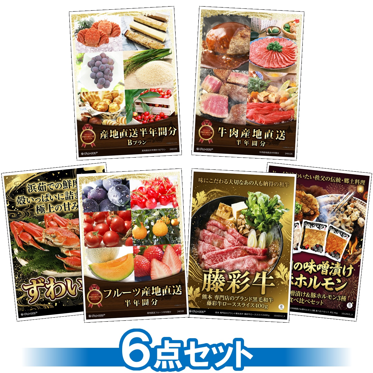 プレミアム目録景品6点セット A3パネル...