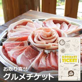 お取り寄せグルメチケット 沖縄　北斗の島豚ロース焼肉500ｇ［まとめ買いお得ギフト］