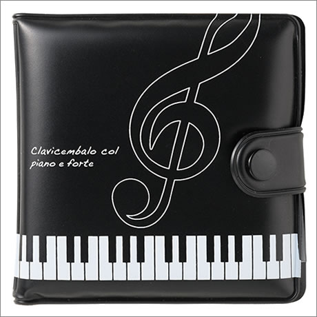 ピアノライン ビニールウォレット ト音記号 100円 149円 ノベルティ ゲットクラブ