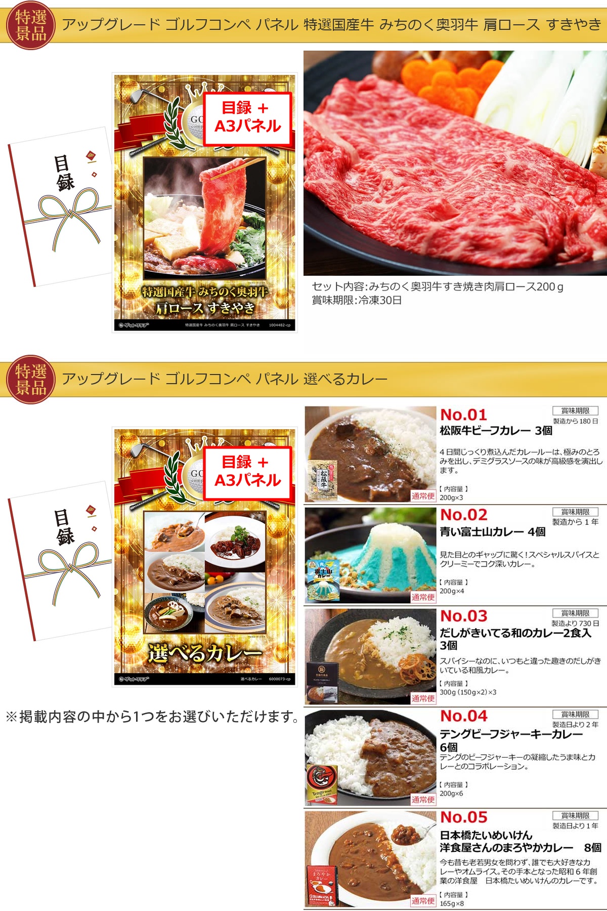ゴルフコンペ32,000円景品21点＋コンペグッズAセット詳細