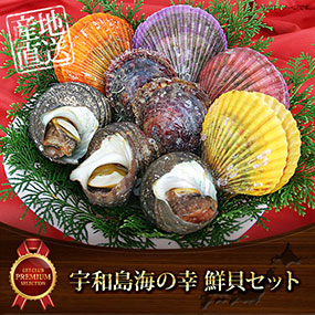 宇和島海の幸　鮮貝セット【目録引換券】
