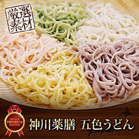 神川薬膳　五色うどん【目録引換券】
