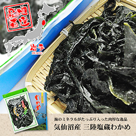 気仙沼産 三陸塩蔵わかめセット【目録引換券】