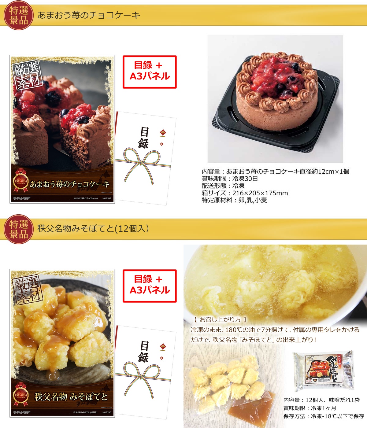 グルメとキッチン20,000円30点景品セット詳細