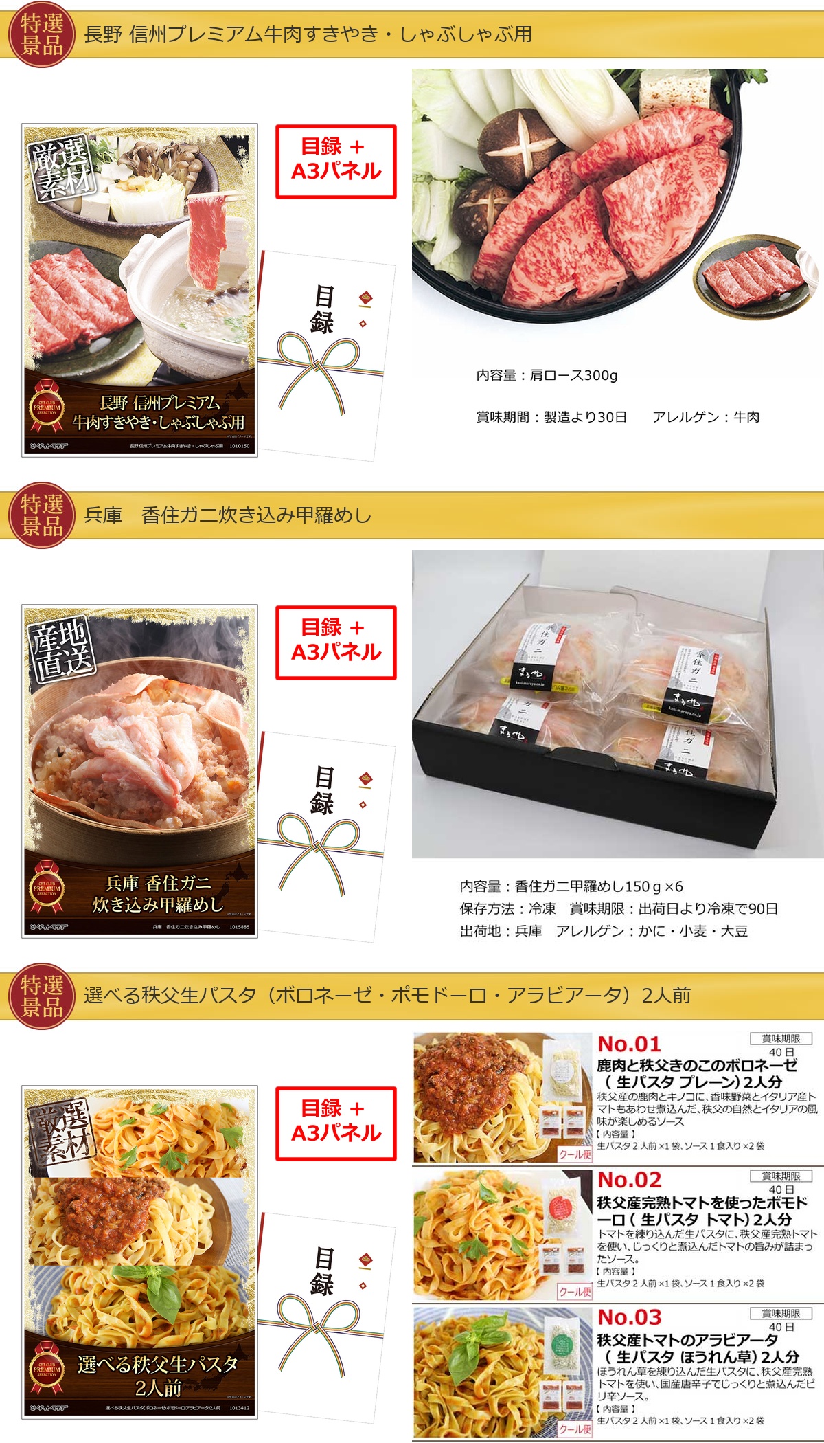 ビップ景品80,000円30点景品セット詳細