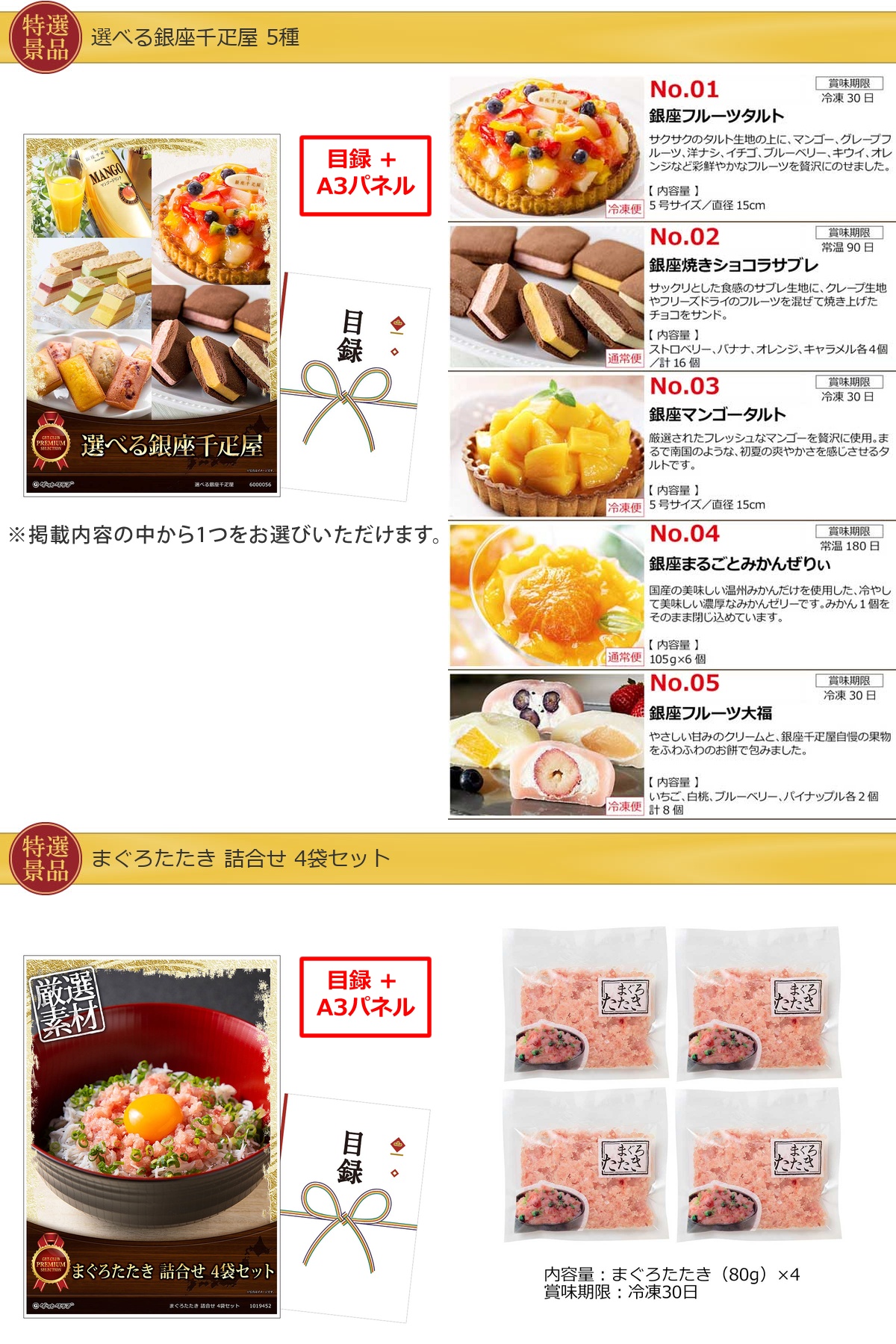 ビップ景品80,000円50点景品セット詳細
