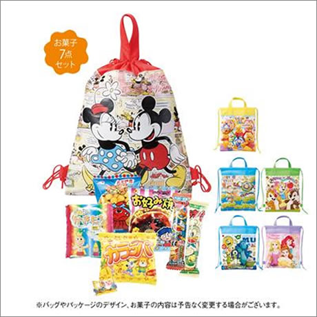 キャラクターおやつ7点セット｜ノベルティ・ゲットクラブ