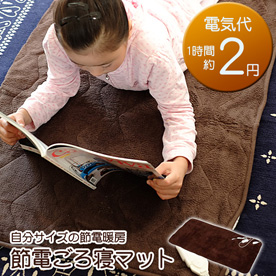  自分専用電気ブランケット　節電ごろ寝マット